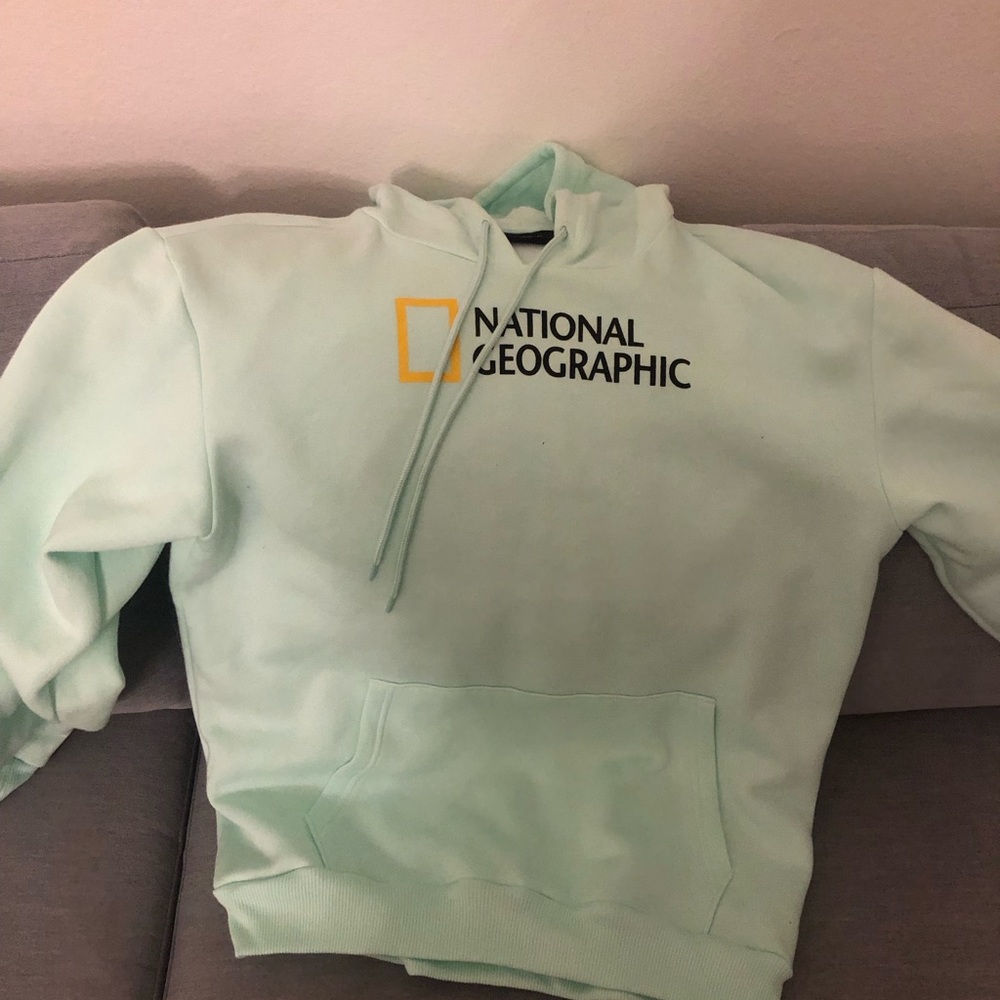 Light greenish, National Geographic, hoodie